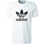 adidas ORIGINALS Trefoil T-Shirt white CW0710